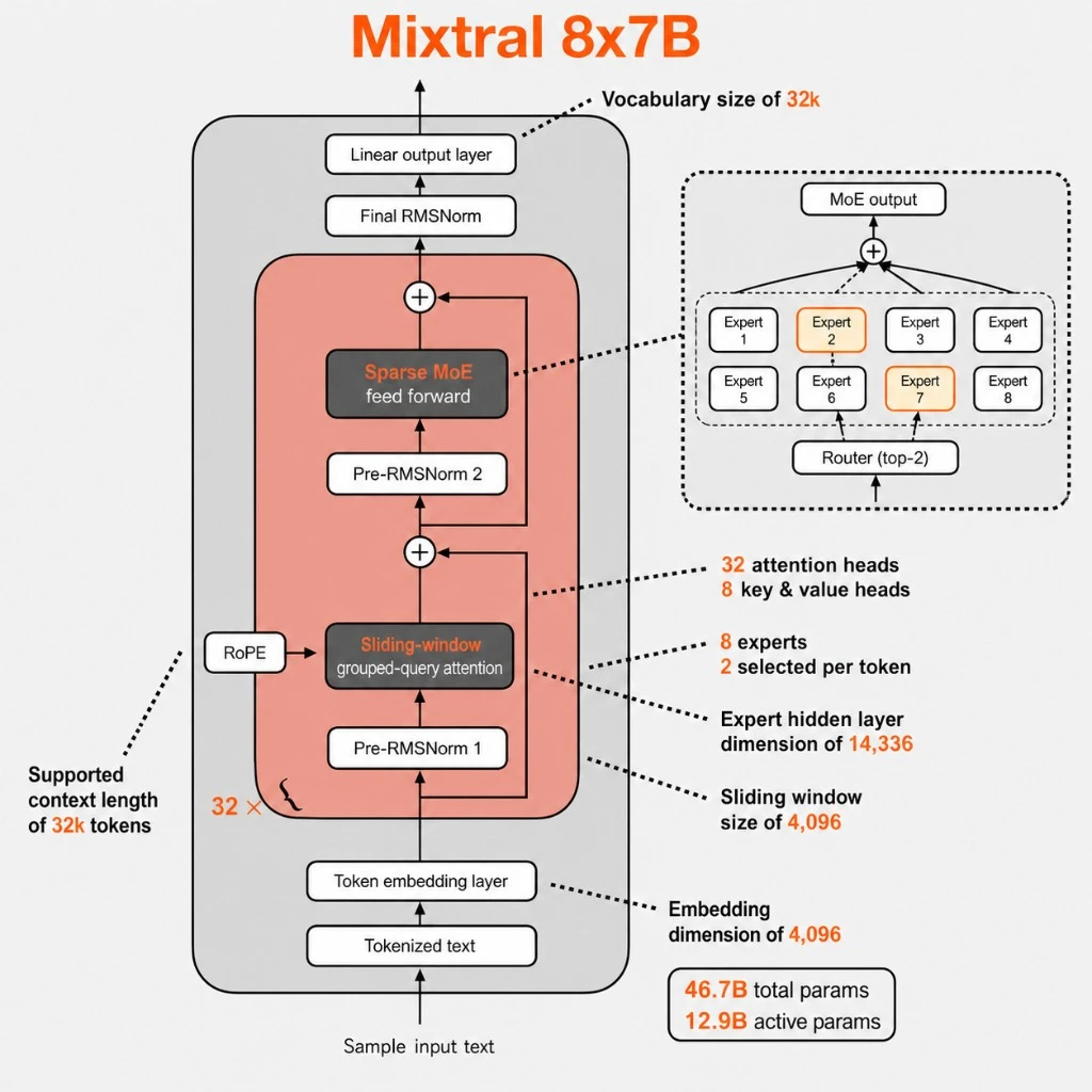 Mixtral 8×7B